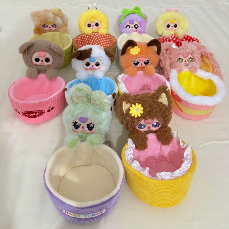 Baby Products Gift Baskets - Original Baby Three Aufbewahrungskorb Vinyl Plüsch