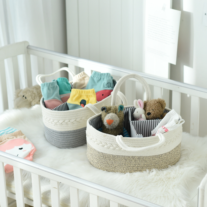 Baby Products Eco Friendly - Multifunktionale Reise-Umhängetasche für Mütter, Baumwollseil-Wickeltasche, Mutterschafts-