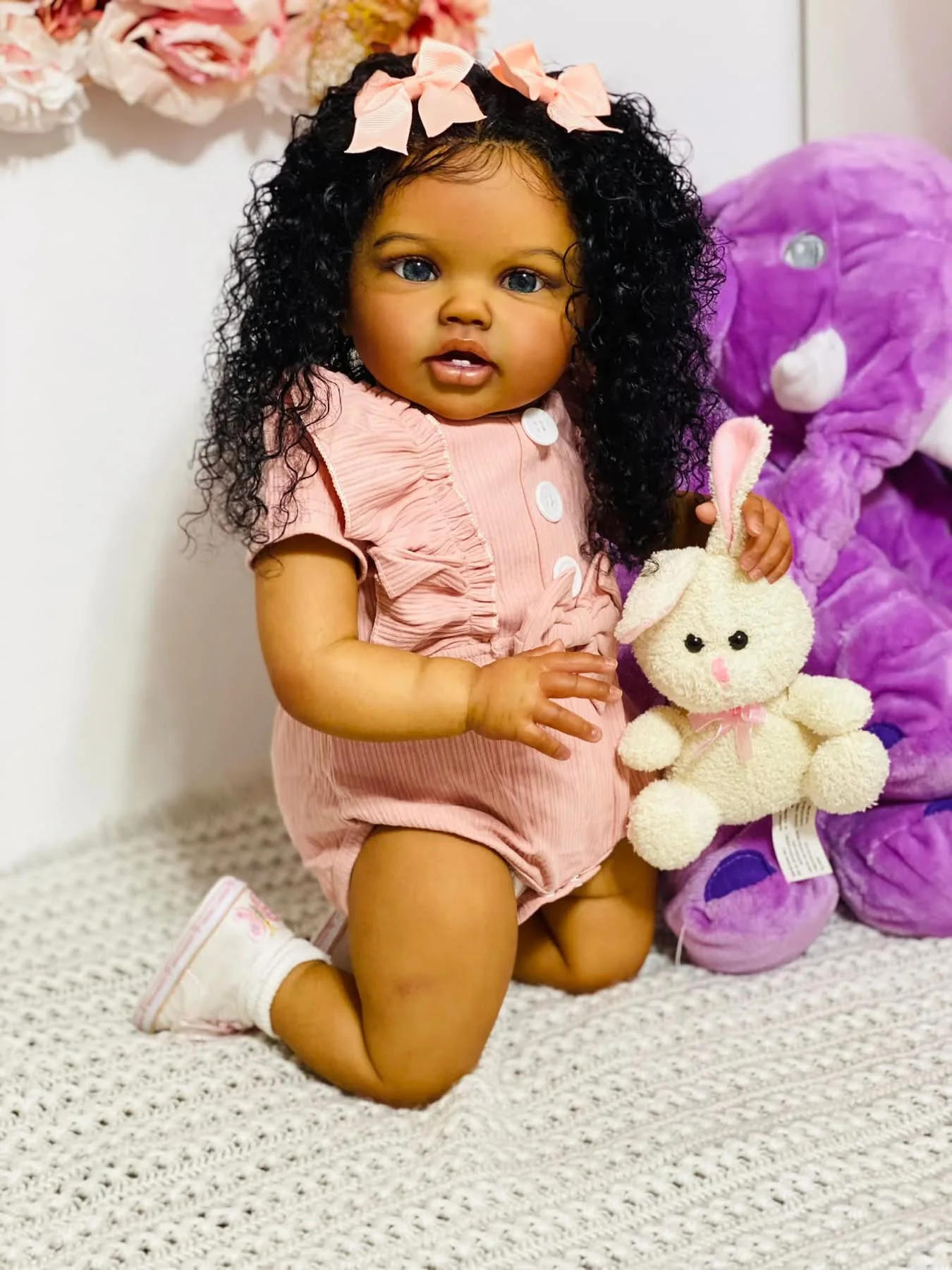Baby Products For Curly Hair - 24 Zoll wiedergeborenes Baby Kleinkind Lottie