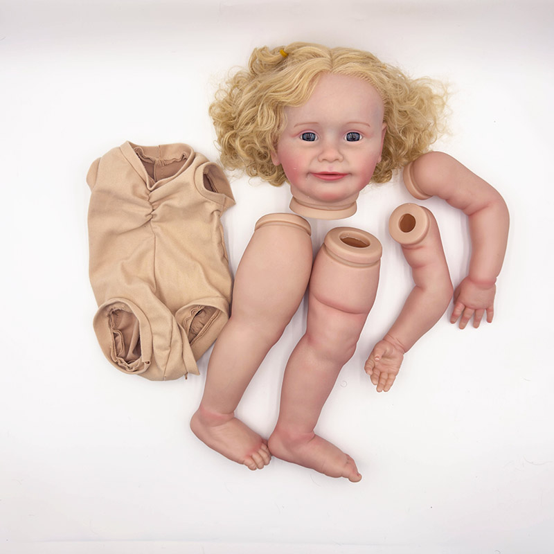 Baby Products For Curly Hair - NPK 24''Unfertige Puppenteile, bereits bemaltes Reborn