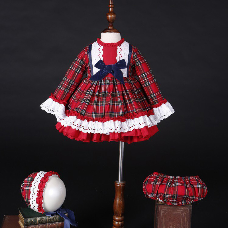 Baby Products Manufacturers - Baby Mädchen Herbst Winter Weihnachten Rot