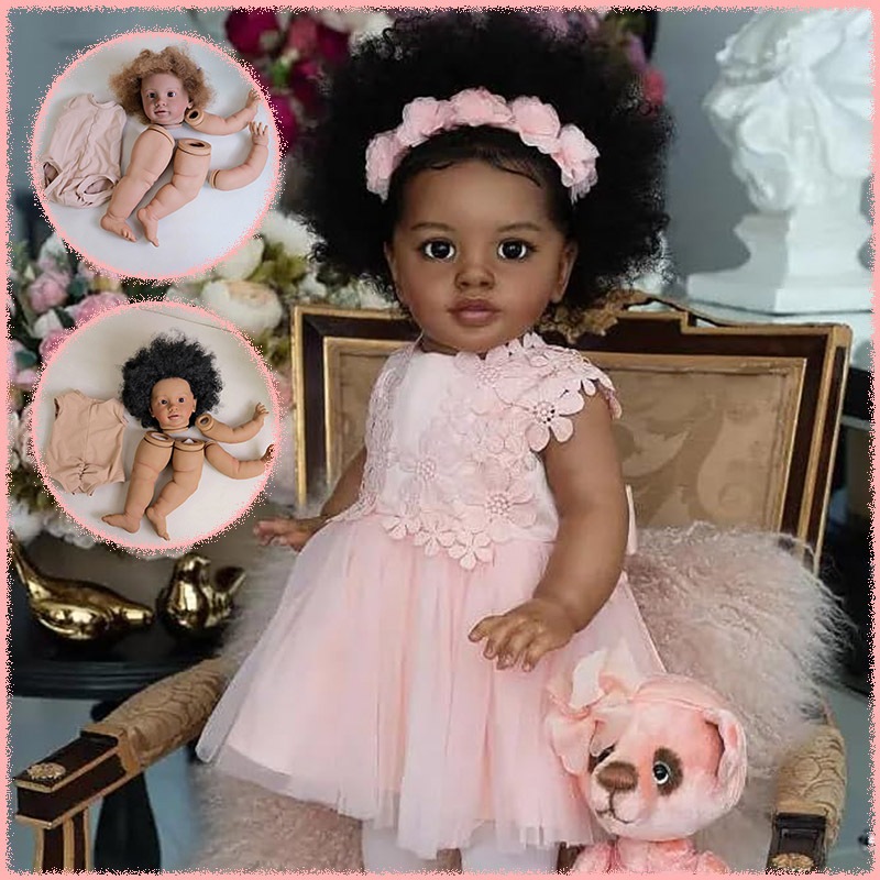Baby Products For Curly Hair - 26 Zoll Dunkelhäutige Reborn Pippa Puppen-Bausatz