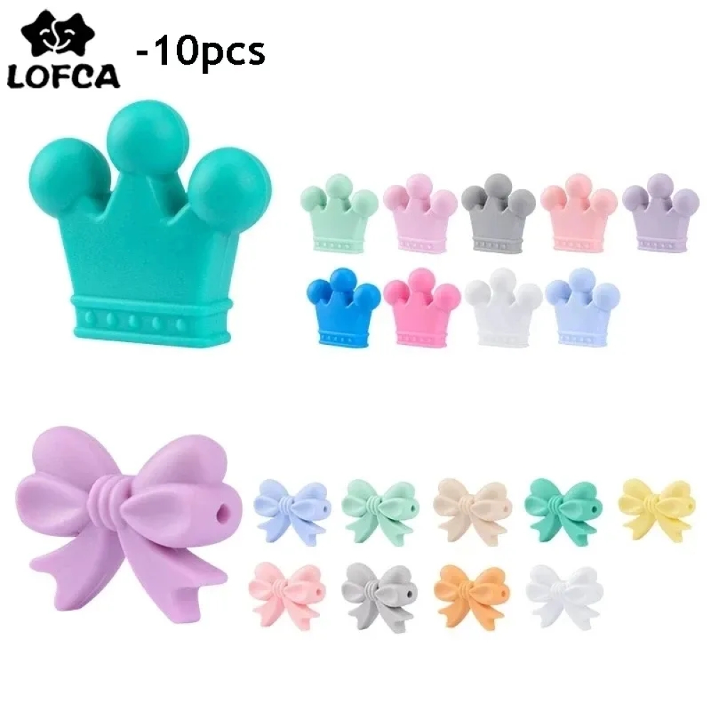 Baby Products List - LOFCA 10 teile/los Silikon Krone Perlen